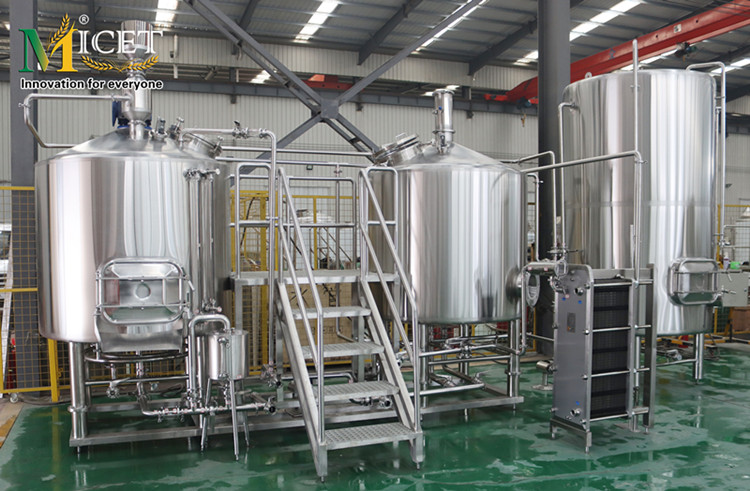 What raw materials are needed for brewing beer in brewery
