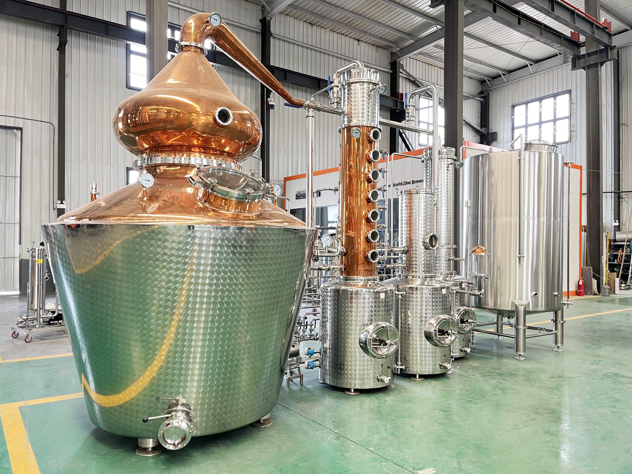 5000L Distillery Equipment used 5000L distillery equipment