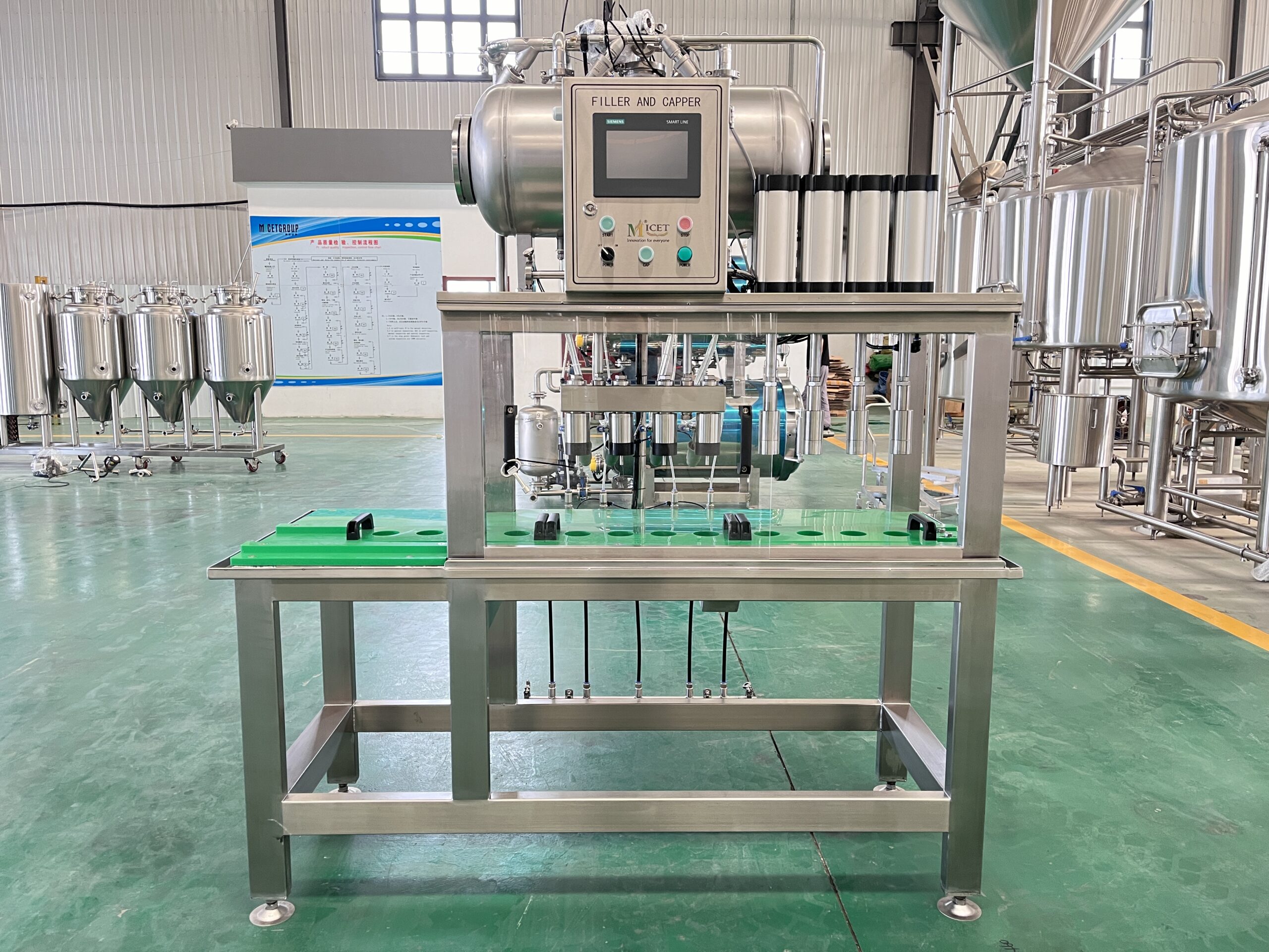 Semi-Automatic 4/6/8/10 Head Bottle Filling & Capping Machine 4-head semi-automatic bottle filling and capping machine