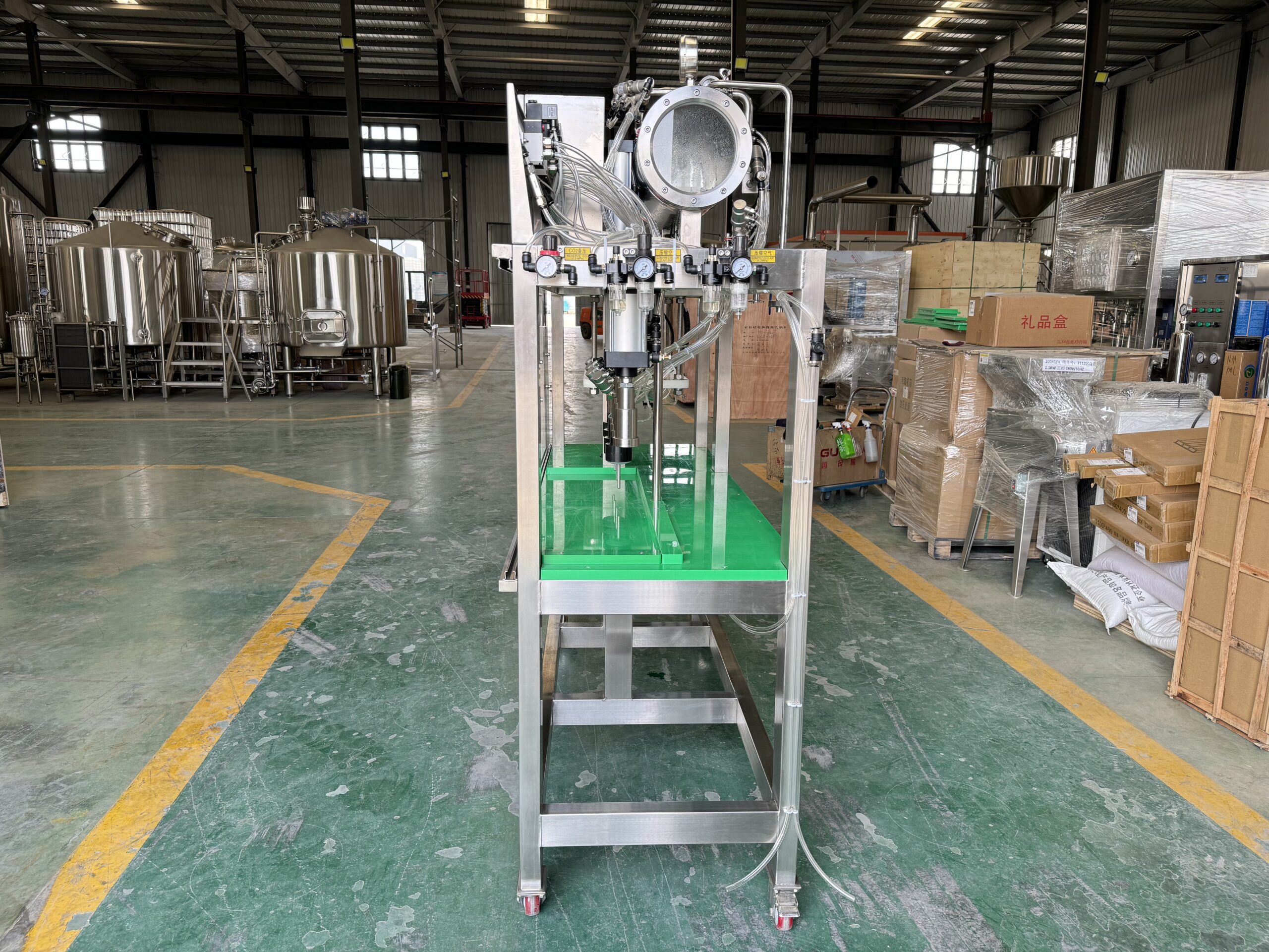 1 11 scaled 2-Head Filling and Capping Machine