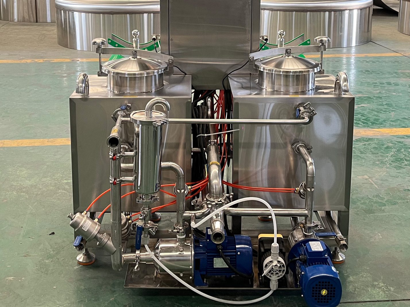 1 2-head Cask Keg Washing Machine