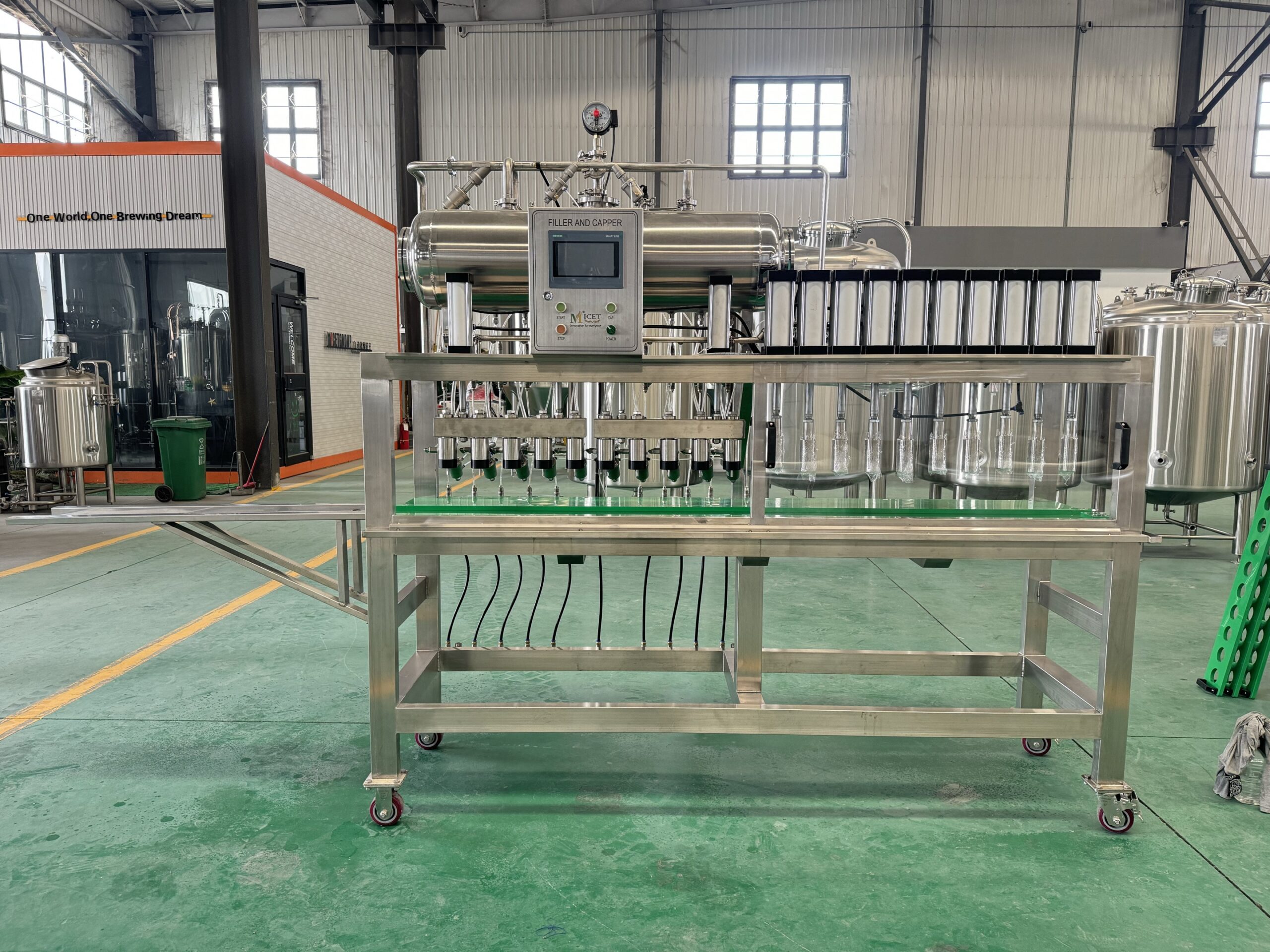 Semi-Automatic 4/6/8/10 Head Bottle Filling & Capping Machine 3
