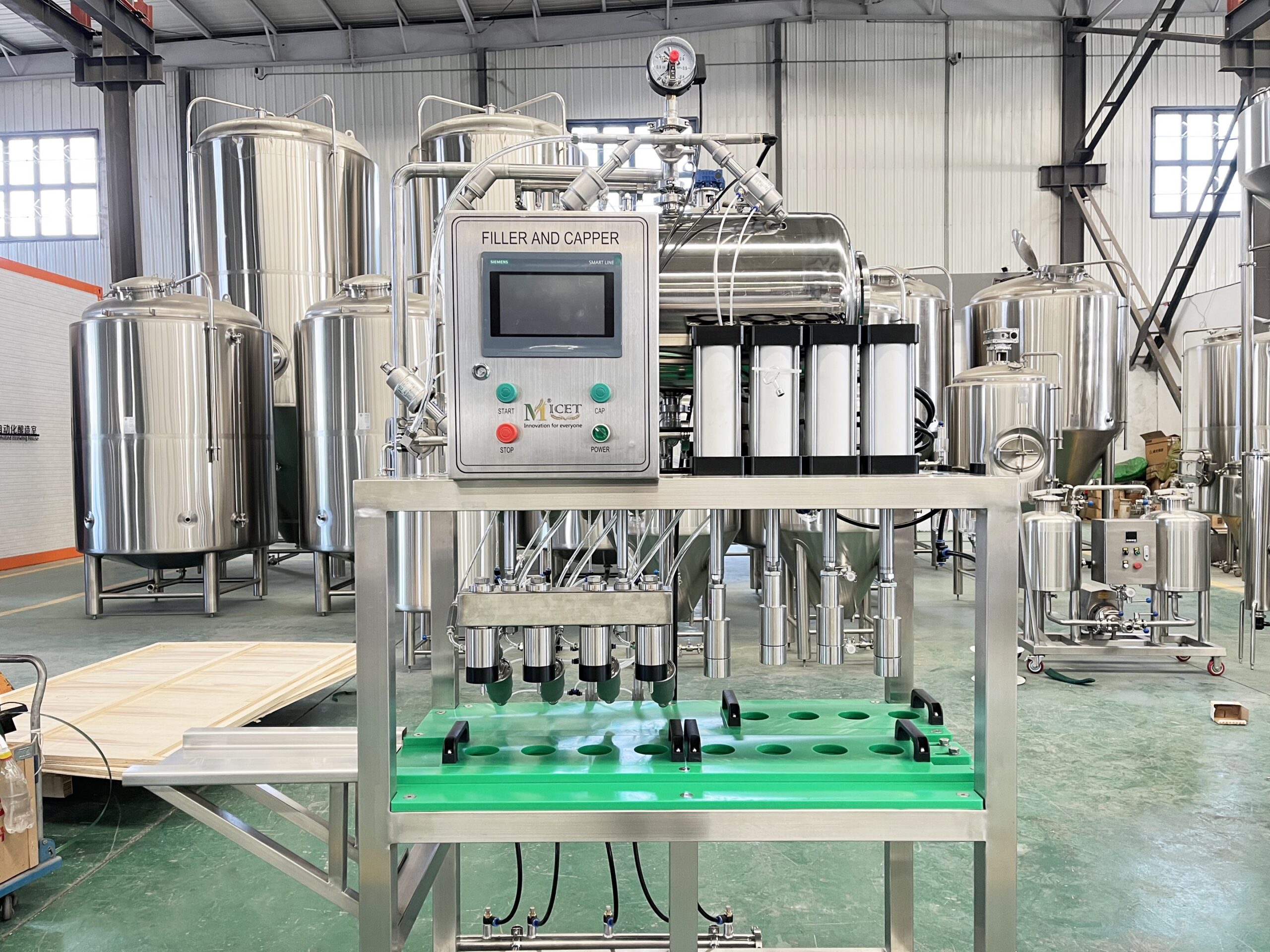 4-Head Manual Bottle Filling and Capping Machine 4 Heads Bottle filler and capper 1