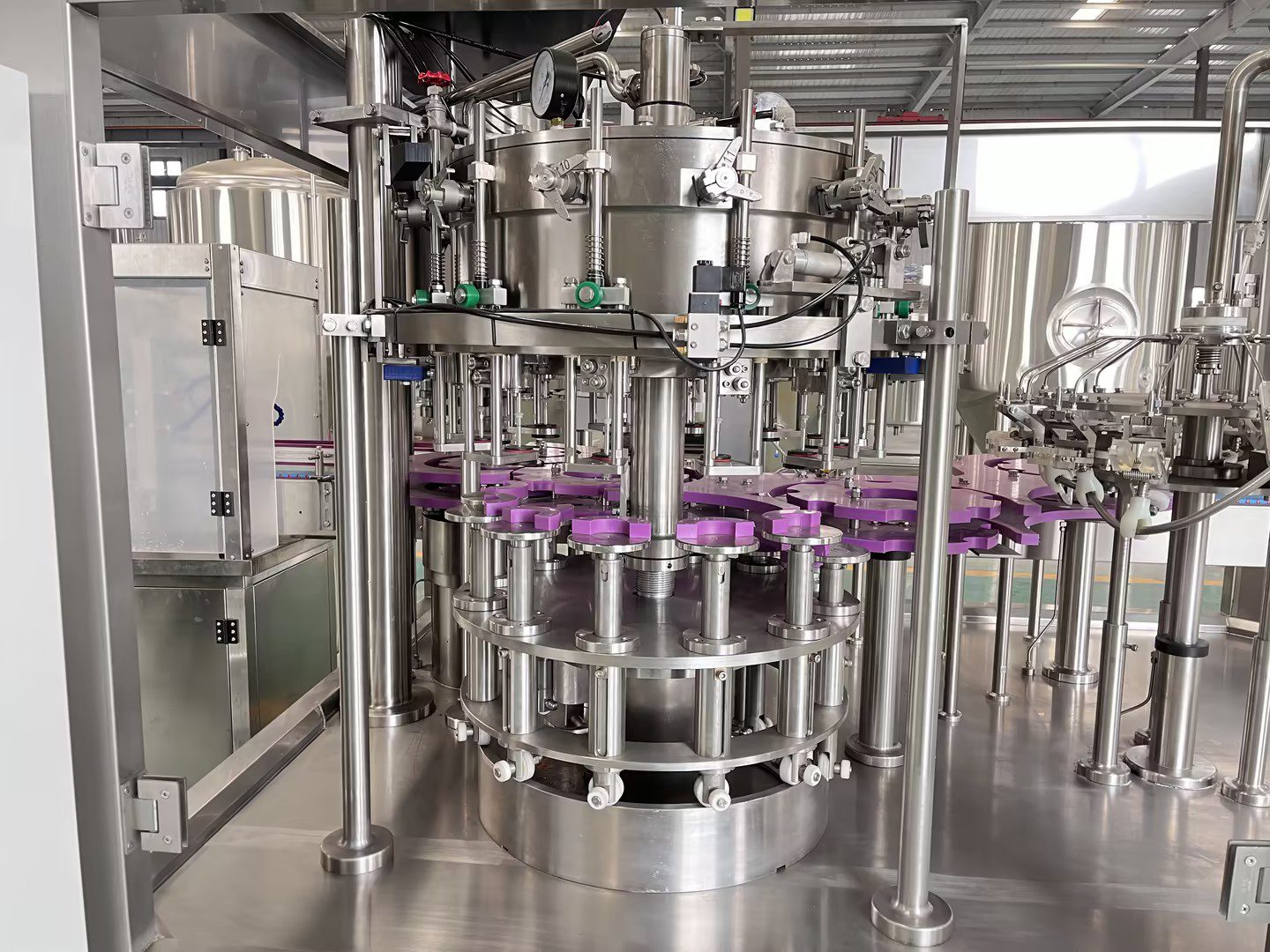 6 4 Bottle Automatic Filling Line