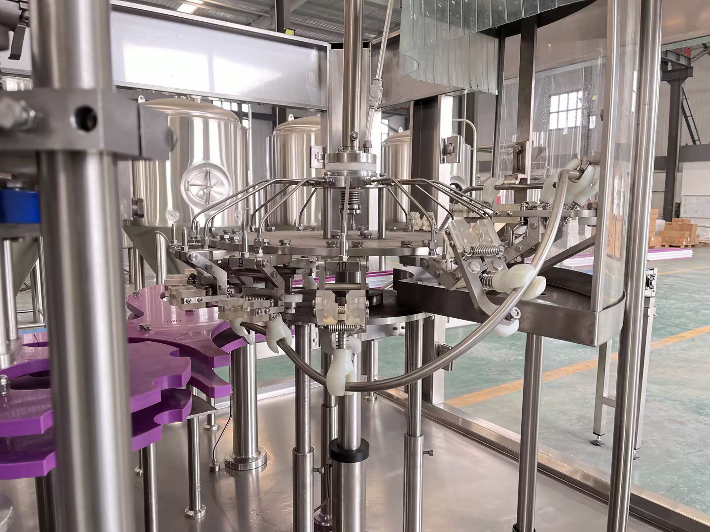 7 1 Bottle Automatic Filling Line