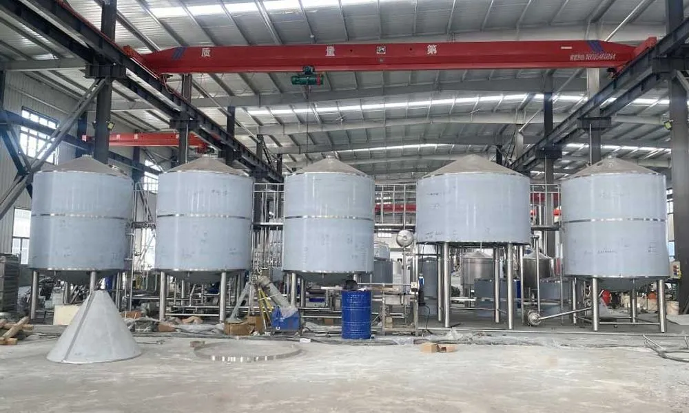 Equipos de cervecería usados 5000L Equipos de cervecería usados 5000L