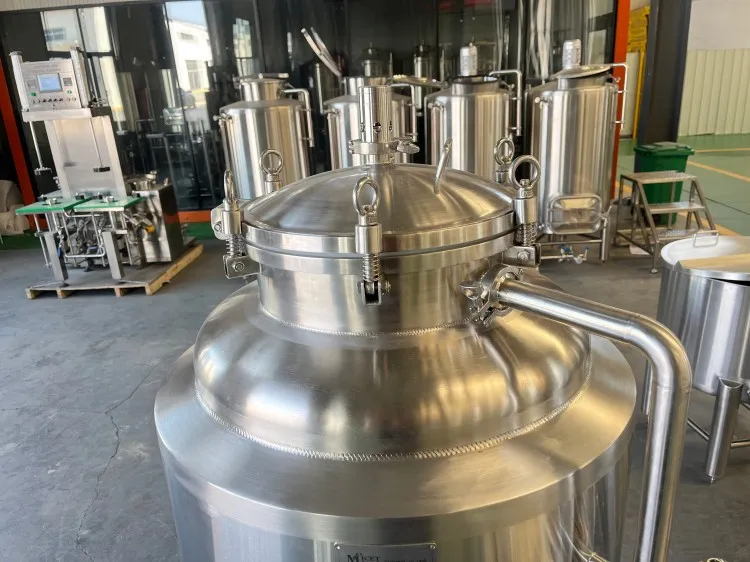 Used 200L Kombucha Brewing Equipment 8 1 Turnkey Brewery Equipment with CE Certification