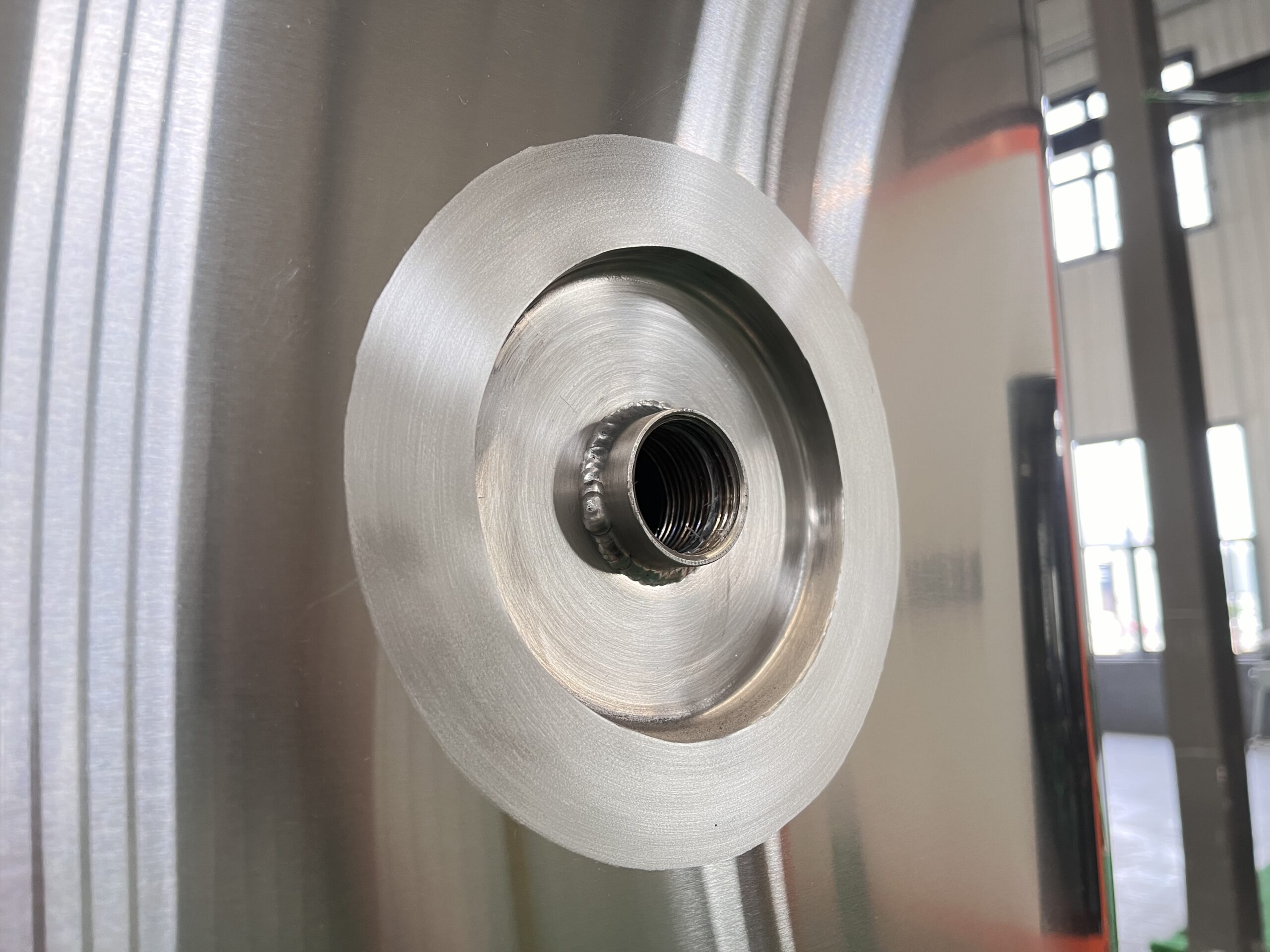 Refurbished 5000L stainless steel conical fermenter