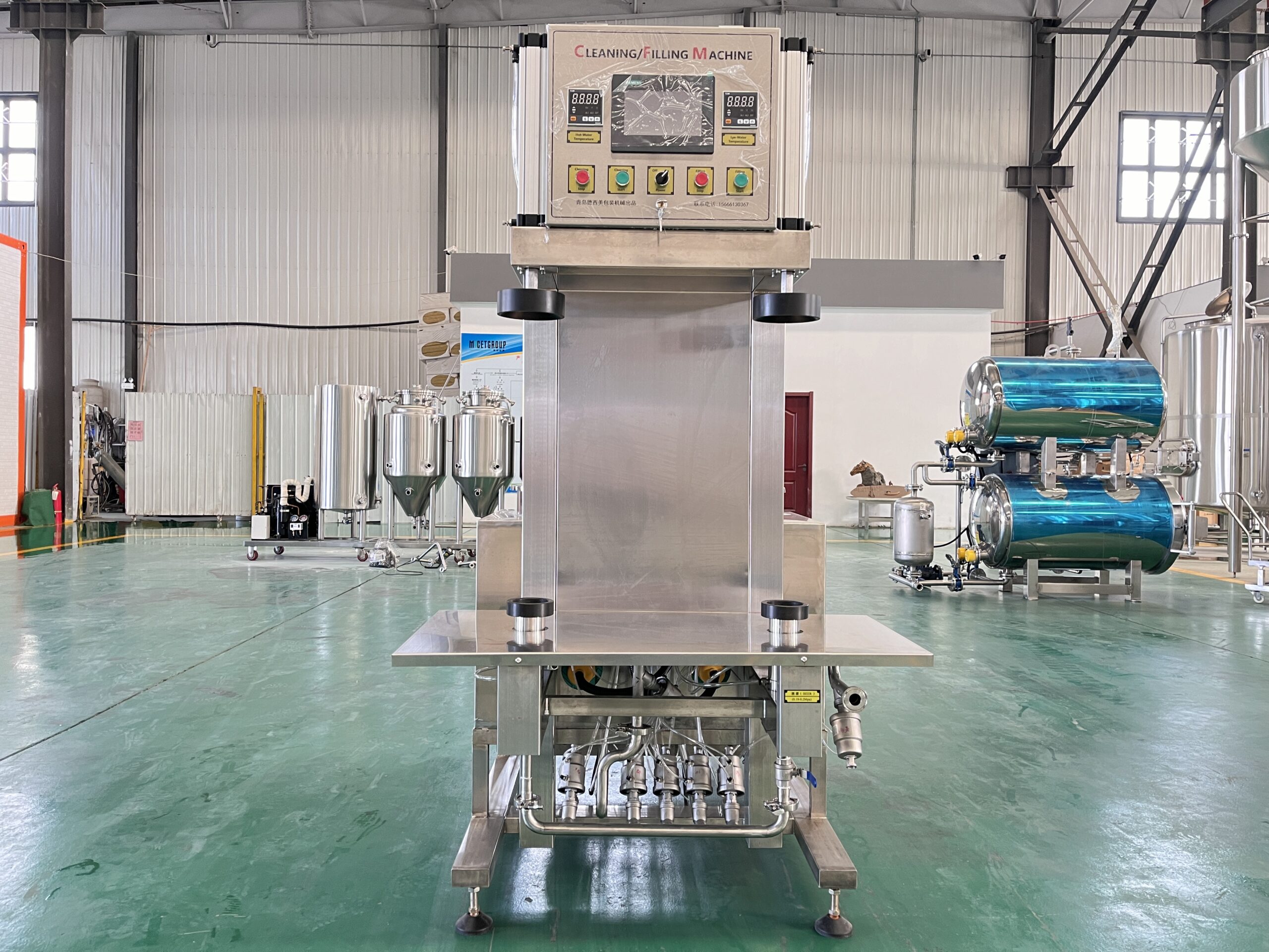 Plnicí a čisticí integrovaný stroj Used Filling and Cleaning Integrated Machine