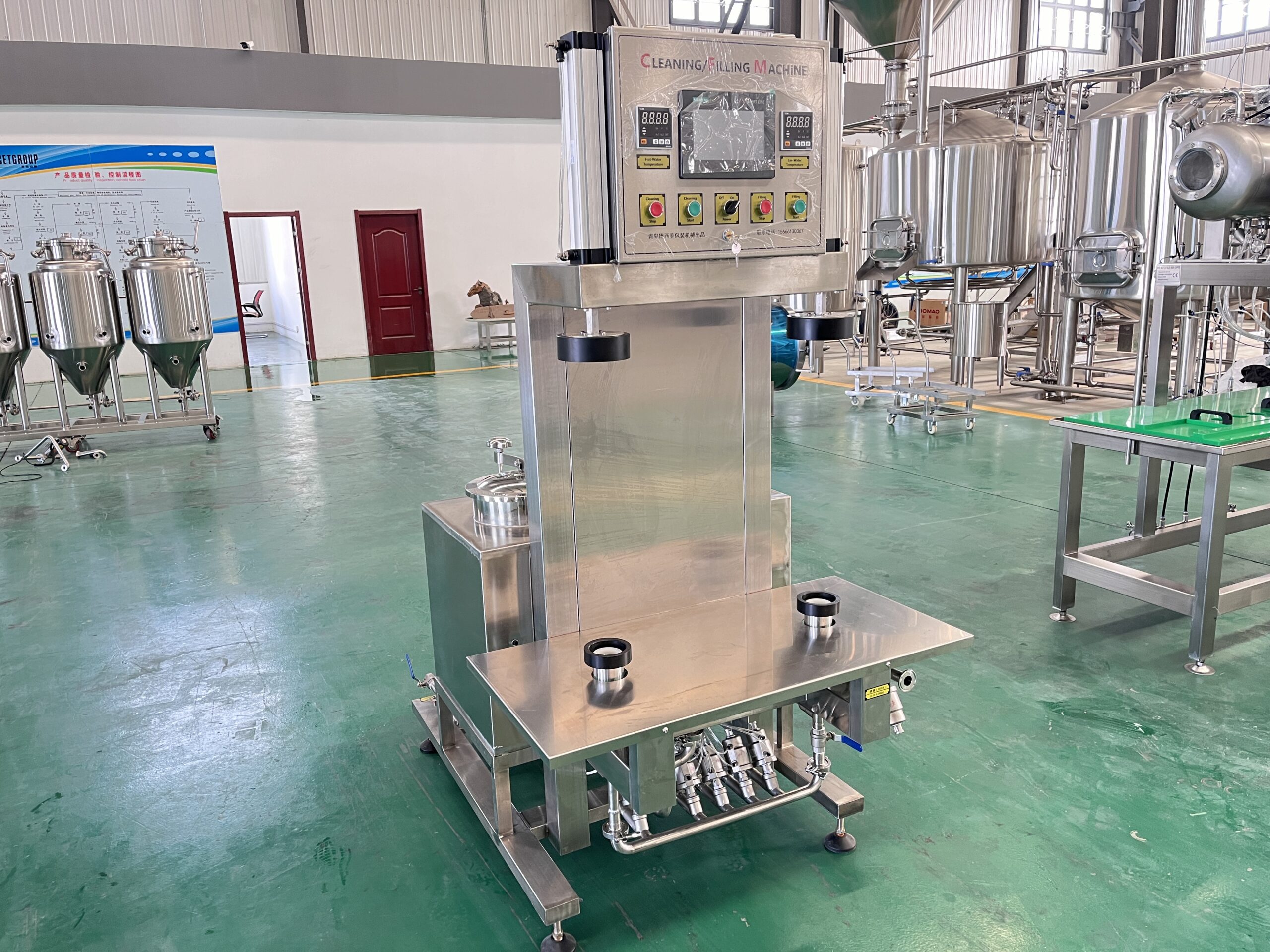 Plnicí a čisticí integrovaný stroj Used Filling and Cleaning Integrated Machine