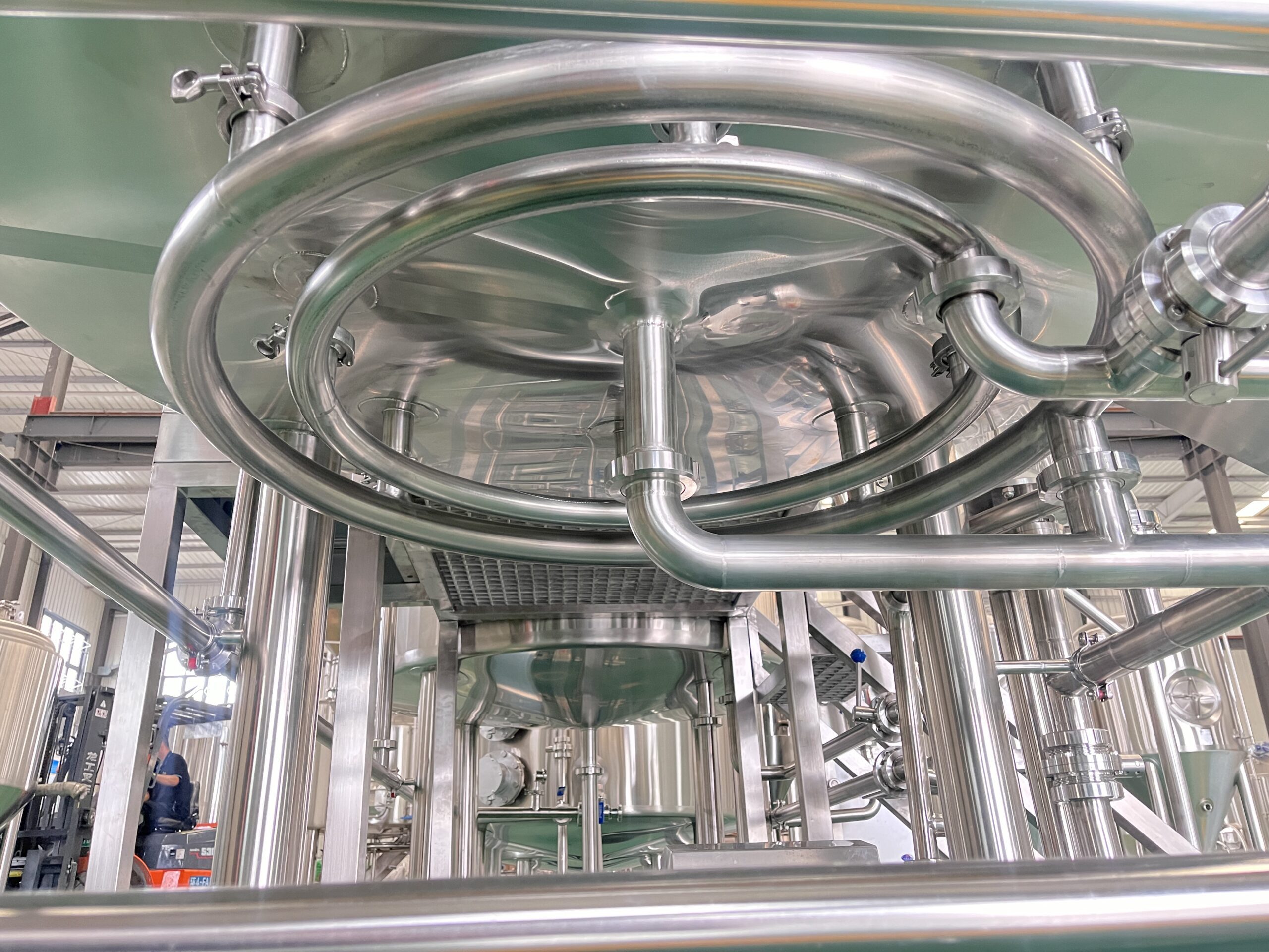 Refurbished 1000L brewery equipment brewhouse module