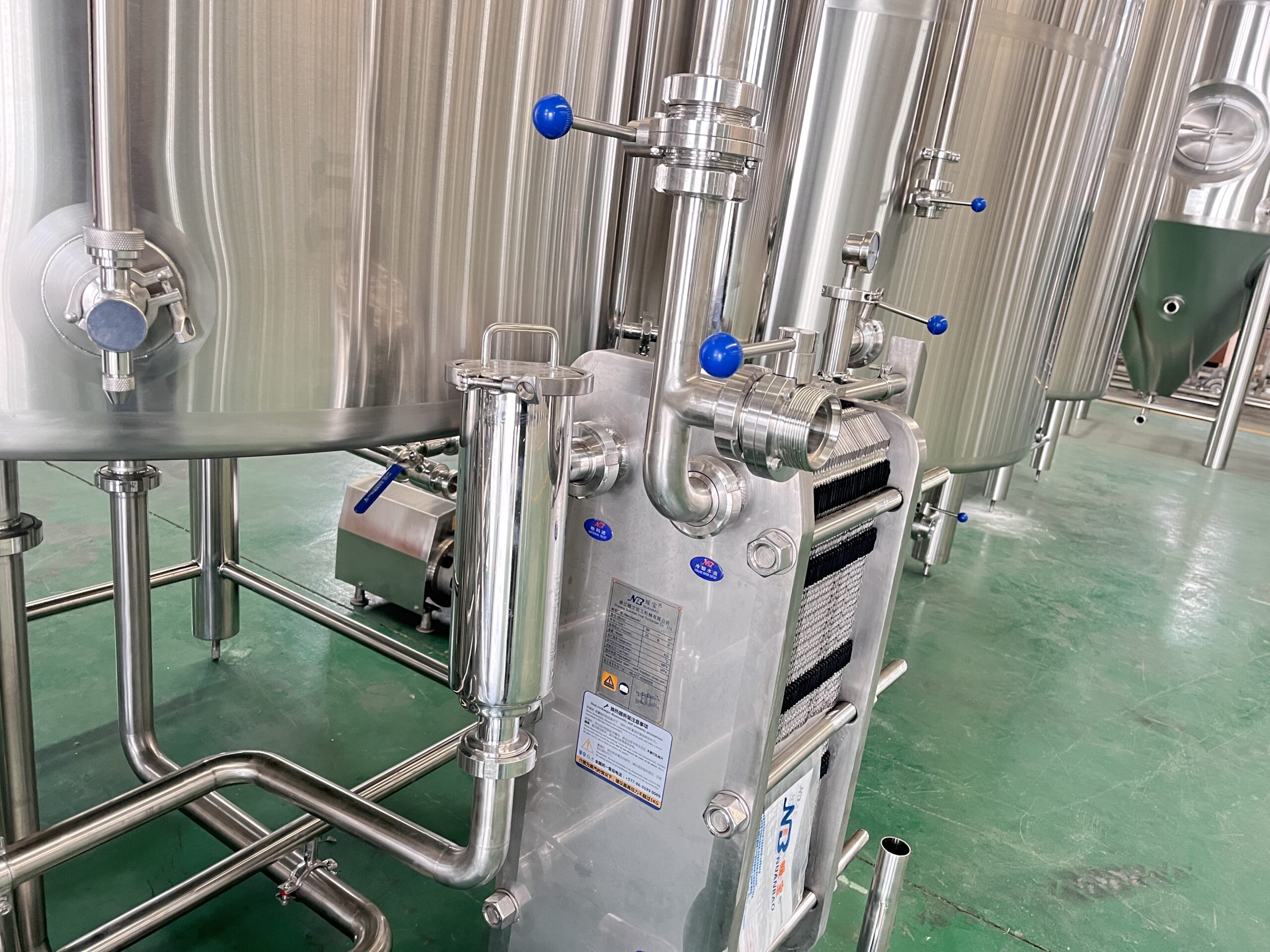 Used 1000L brewery equipment control and automation panel