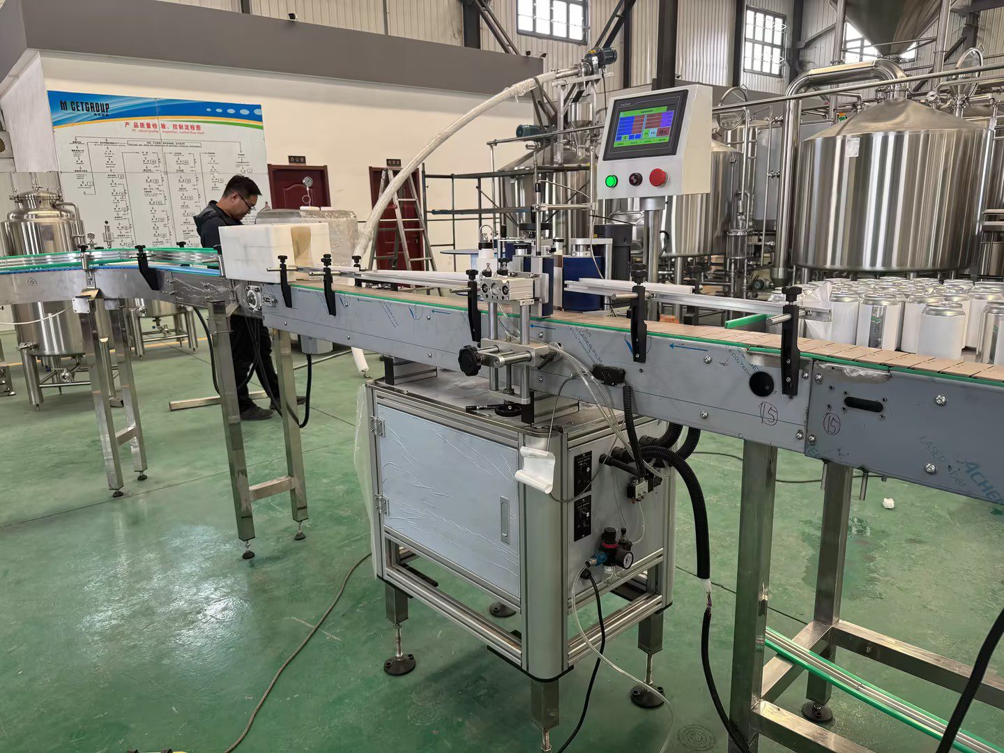 Can Filling Line Can labeling machine 1
